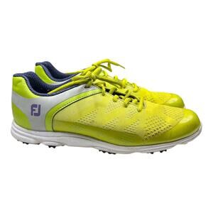 Footjoy FJ Neon Yellow Green Women's Leisure Golf Shoes Size 8.5